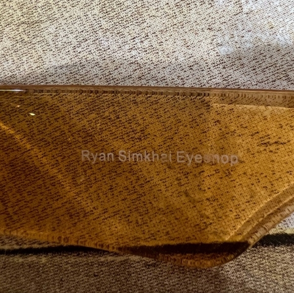 NWOT RYAN SIMKHAI MAE SUNGLASSES IN TRANSPARENT YELLOW - Picture 8 of 9